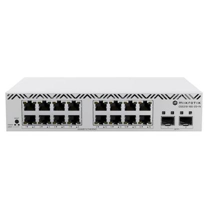 Bastidor MikroTik CSS318-16G-2S+IN Switch 16xGbE 2xSFP+ - imagem 2