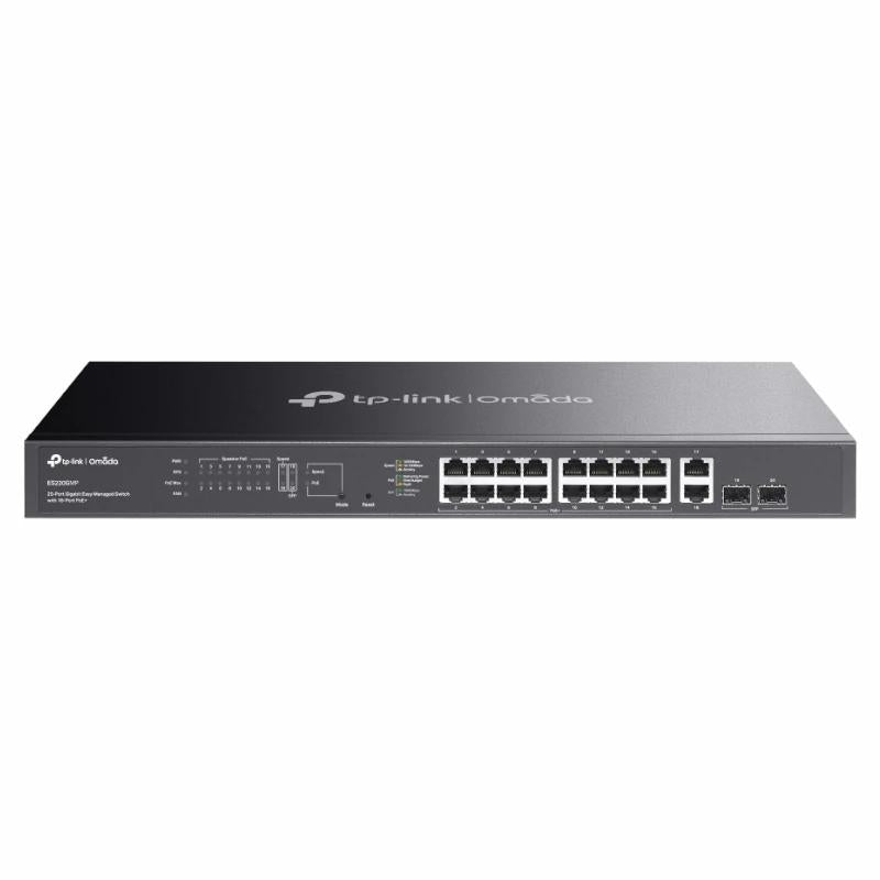 Switch de Rede TP-Link ES220GMP 16xG PoE+ 2xG 2xSFP 250W - imagem 2