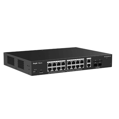 Switch de Rede Reyee ES220GS-LP 18xGbE (16 PoE) 130W 2xSFP - imagem 2
