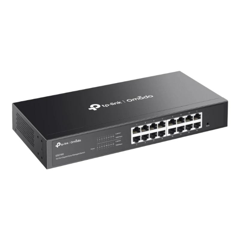 Bastidor TP-Link ES216G Switch 16xGbE Metal 1U - imagem 4