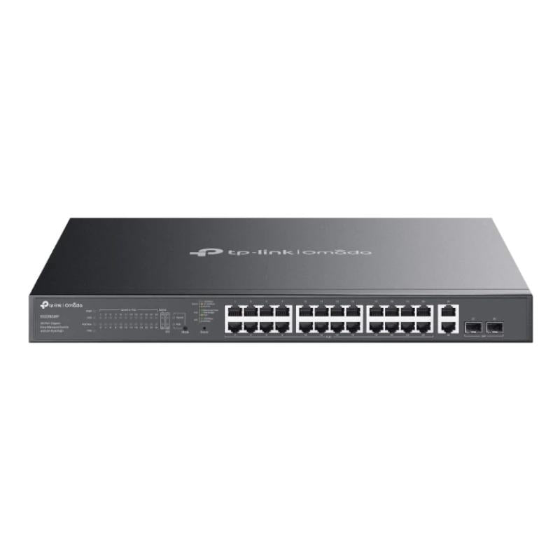 Bastidor TP-Link ES228GMP Switch 24xPoE+ 2xGb 2xSFP 384W - imagem 2