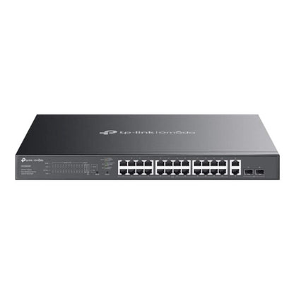 Bastidor TP-Link ES228GMP Switch 24xPoE+ 2xGb 2xSFP 384W - imagem 2