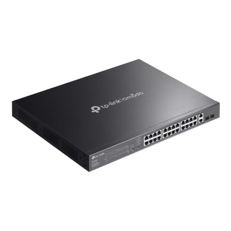 Bastidor TP-Link ES228GMP Switch 24xPoE+ 2xGb 2xSFP 384W - imagem 5