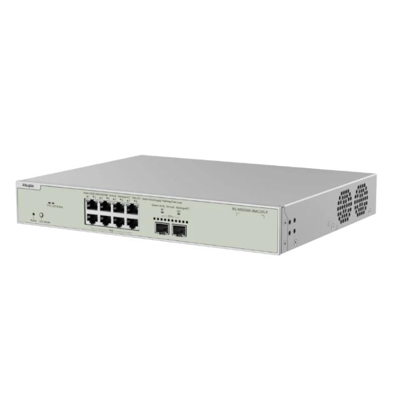 Bastidor Reyee NBS3300-8MG2XS-P L2 8xmG PoE 2xSFP+ 240W - imagem 3