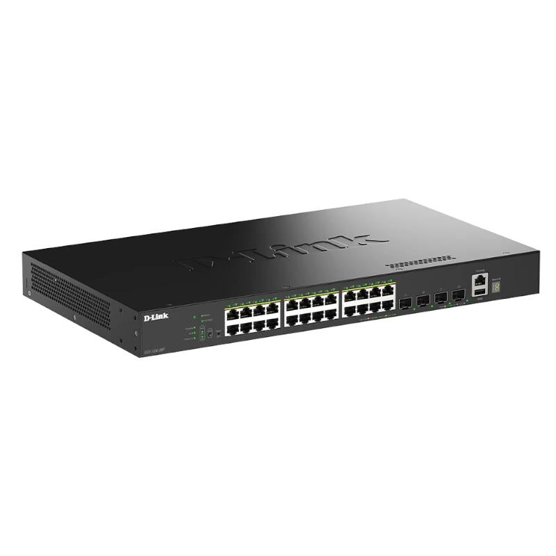Switch de Rede D-Link DGS-1530-28P/E 24xGB PoE 4xSFP+ 370W - imagem 3