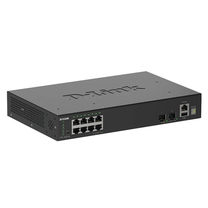 Switch de Rede D-Link DGS-1530-10/E 8xGb 2x10G SFP+ - imagem 3