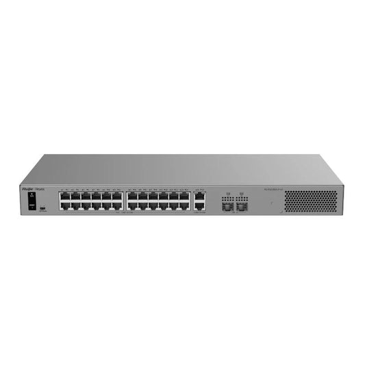 Switch de Rede Reyee RG-ES228GS-P-V2 Cloud 24P PoE + 2P 1G