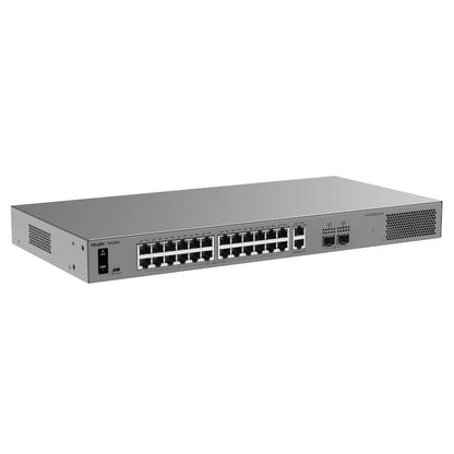 Switch de Rede Reyee RG-ES228GS-P-V2 Cloud 24P PoE + 2P 1G - imagem 2