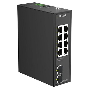 Switch de Rede D-link DIS-100G-10P Ind 8xG PoE+ 2x2.5G S - imagem 2