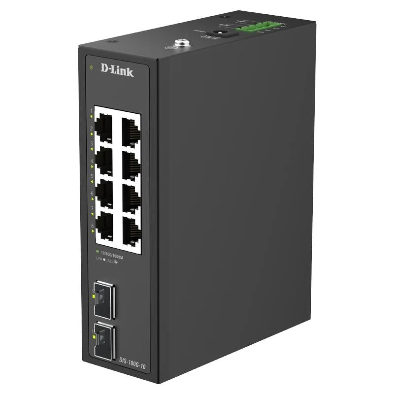 Switch de Rede D-link DIS-100G-10P Ind 8xG PoE+ 2x2.5G S - imagem 3