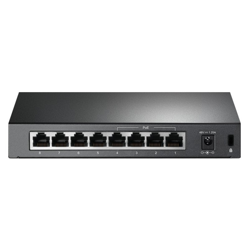Switch de Rede TP-LINK TL-SF1008P 8x10/100Mbps 4xPoE Metal - imagem 4
