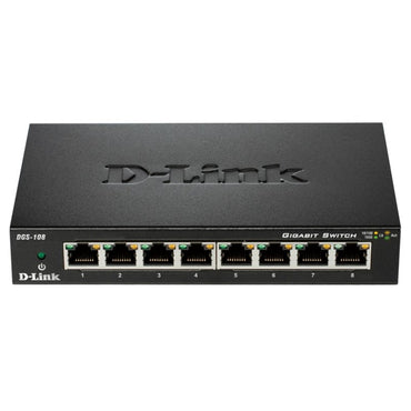Switch de Rede D-Link DGS-108 8xGB Metal - imagem 2
