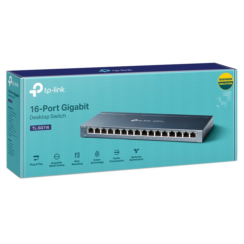 Switch de Rede TP-LINK TL-SG116 16xGB - imagem 5