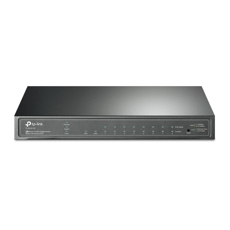 Switch de Rede TP-LINK SG2210P 8xGB PoE+ 2xSFP - imagem 2