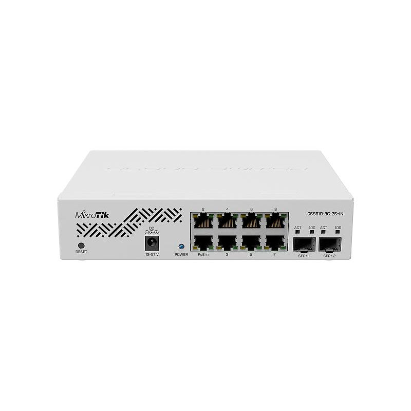 Módulo SFP Mikrotik CSS610-8G-2S+IN 8xGbE 2x10Gb SFP+ - imagem 3