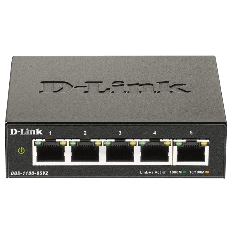 Switch de Rede D-Link DGS-1100-05V2 5xGigabit EasySmart - imagem 2