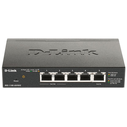 Switch de Rede D-Link DGS-1100-05PDV2 5xGb PoE 1xPD (18W) - imagem 2