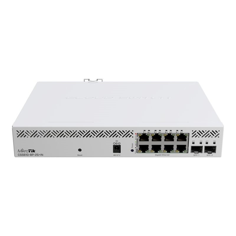 Módulo SFP Mikrotik CSS610-8P-2S+IN 8xGbE PoE 2x10Gb SFP+