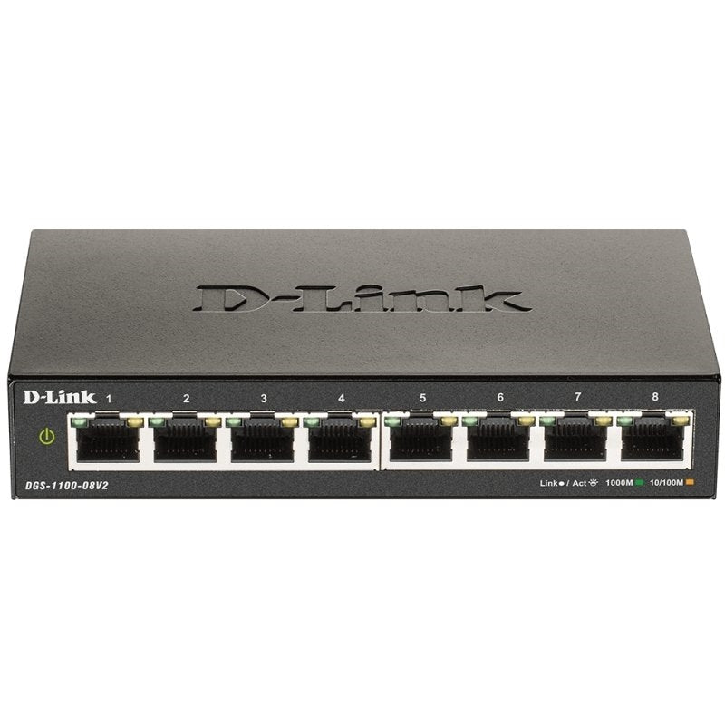Switch de Rede D-Link DGS-1100-08V2/E Smart 8xGbE L2 - imagem 2