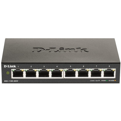 Switch de Rede D-Link DGS-1100-08V2/E Smart 8xGbE L2 - imagem 2