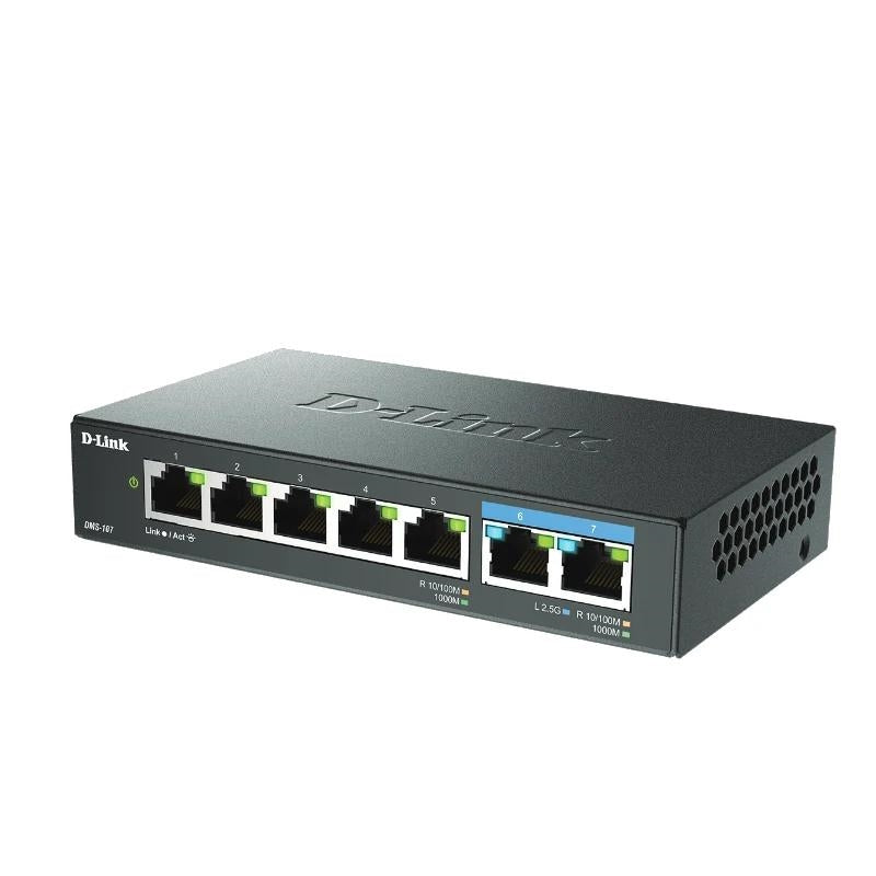 Switch de Rede D-Link DMS-107 7xMGb Unmanaged - imagem 2