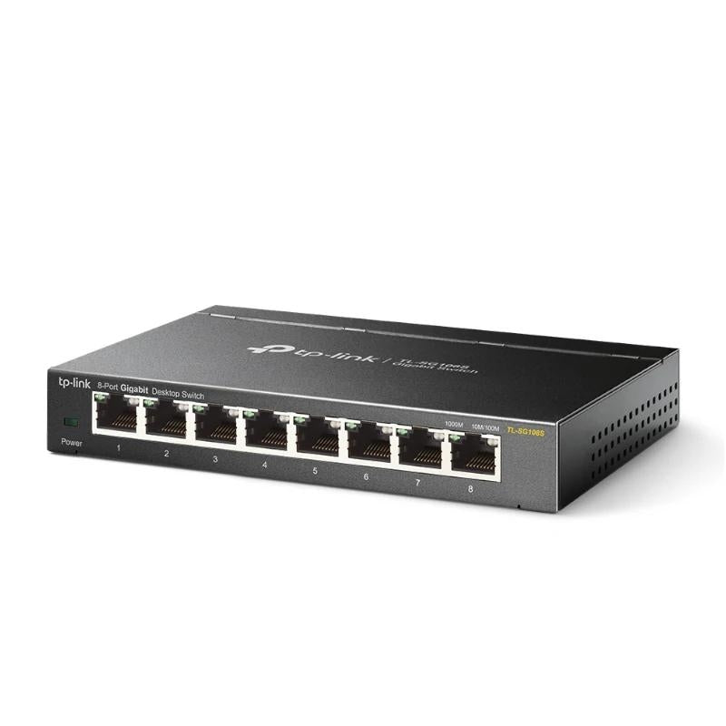 Switch de Rede TP-Link TL-SG108S 8xGB RJ45 Metal - imagem 2