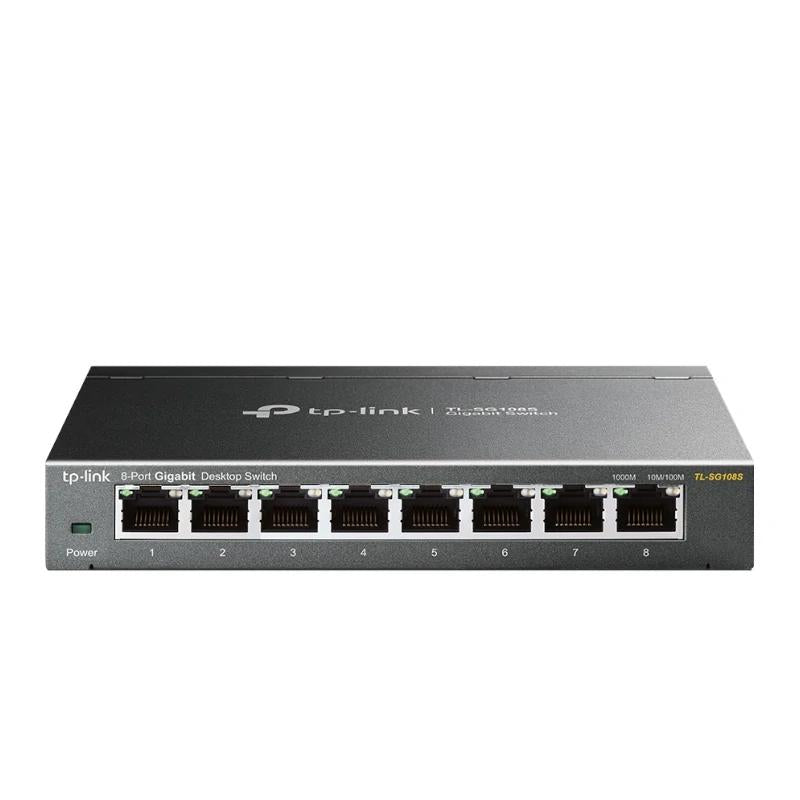 Switch de Rede TP-Link TL-SG108S 8xGB RJ45 Metal - imagem 4