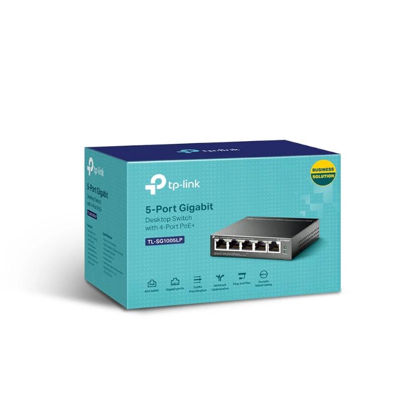 Switch de Rede TP-Link TL-SG1005LP 5xGb (4xPoE+) - imagem 3