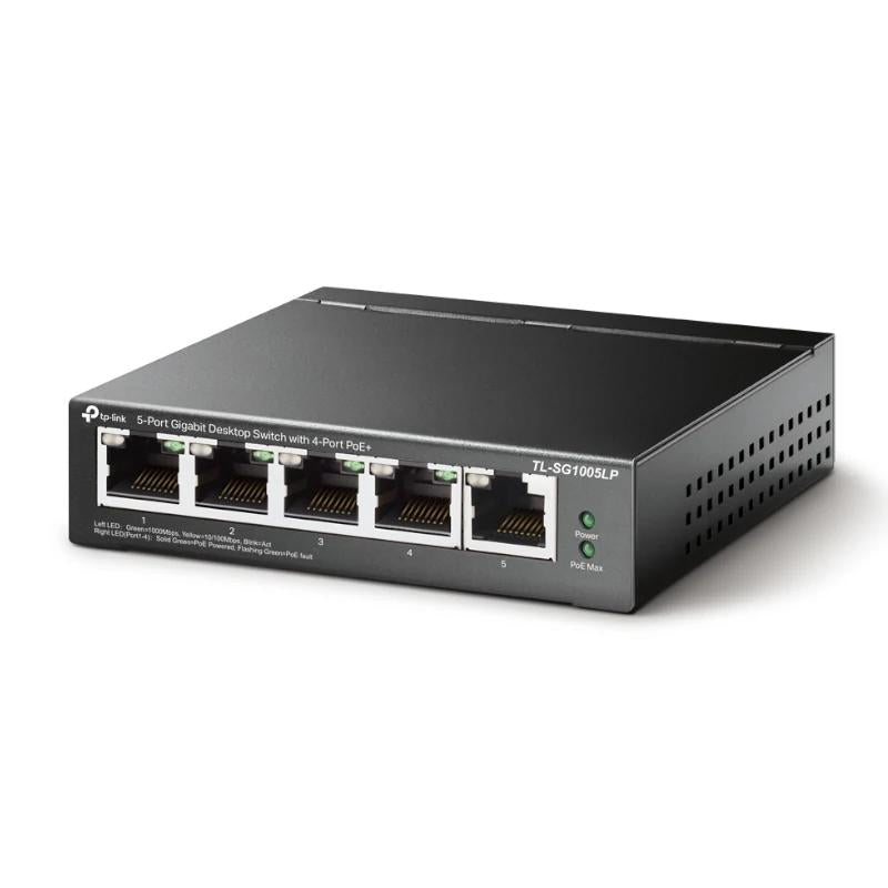 Switch de Rede TP-Link TL-SG1005LP 5xGb (4xPoE+) - imagem 4