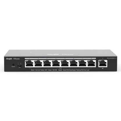 Switch de Rede Reyee ES209GC-P 9xGbE (8 PoE/POE+) 120W