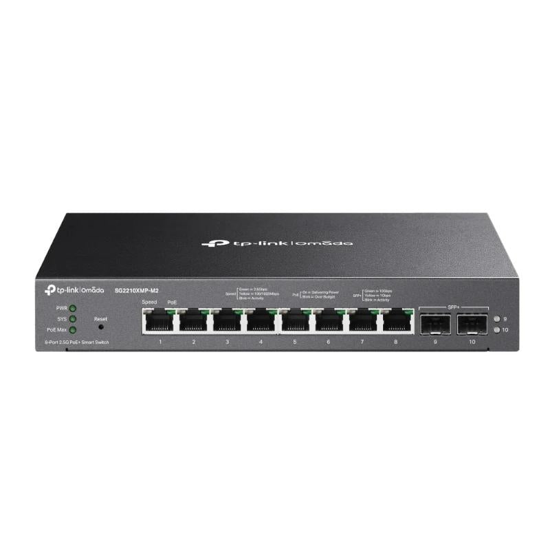 Switch de Rede TP-Link SG2210XMP-M2 8x2,5Gb PoE+ 2xSFP+ - imagem 2
