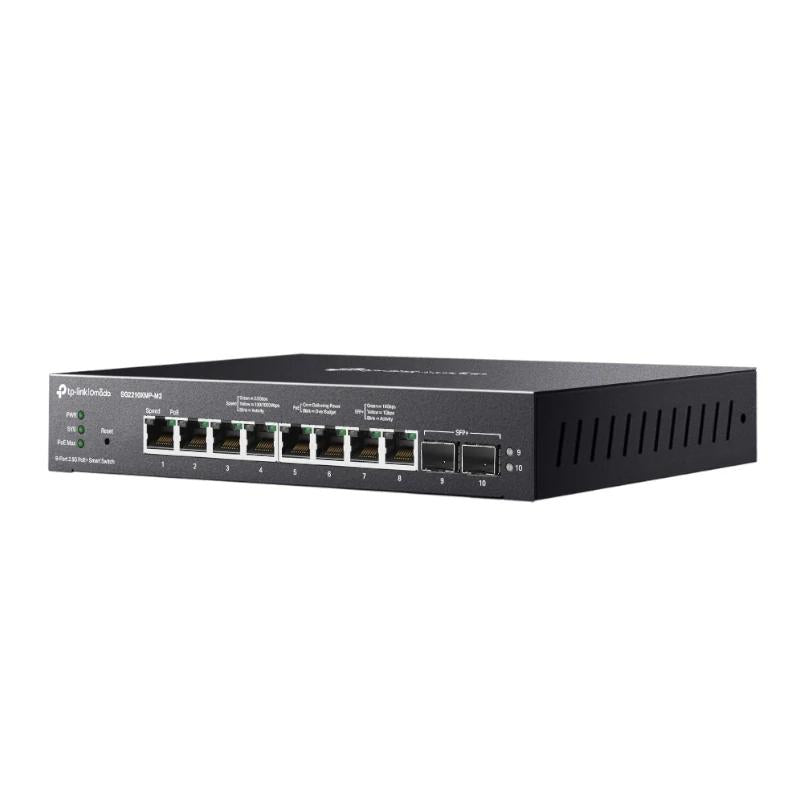 Switch de Rede TP-Link SG2210XMP-M2 8x2,5Gb PoE+ 2xSFP+ - imagem 4