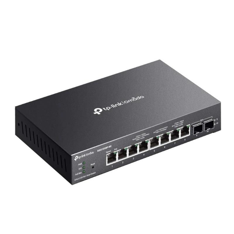 Switch de Rede TP-Link SG2210XMP-M2 8x2,5Gb PoE+ 2xSFP+ - imagem 5