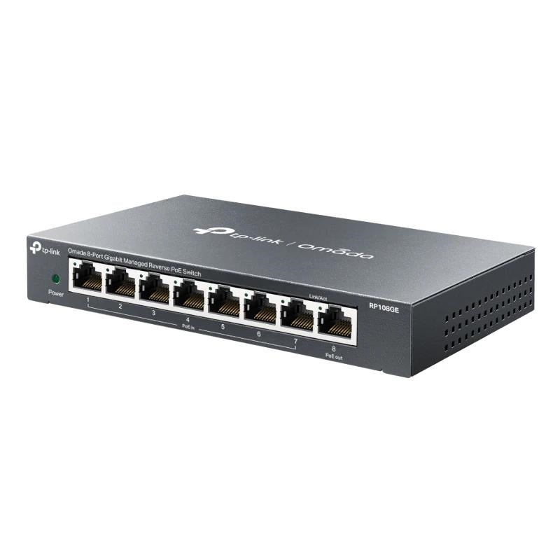 Switch de Rede TP-Link RP108GE 7xGb PoE In 1xGb PoE Out - imagem 2