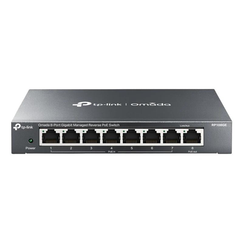 Switch de Rede TP-Link RP108GE 7xGb PoE In 1xGb PoE Out - imagem 3
