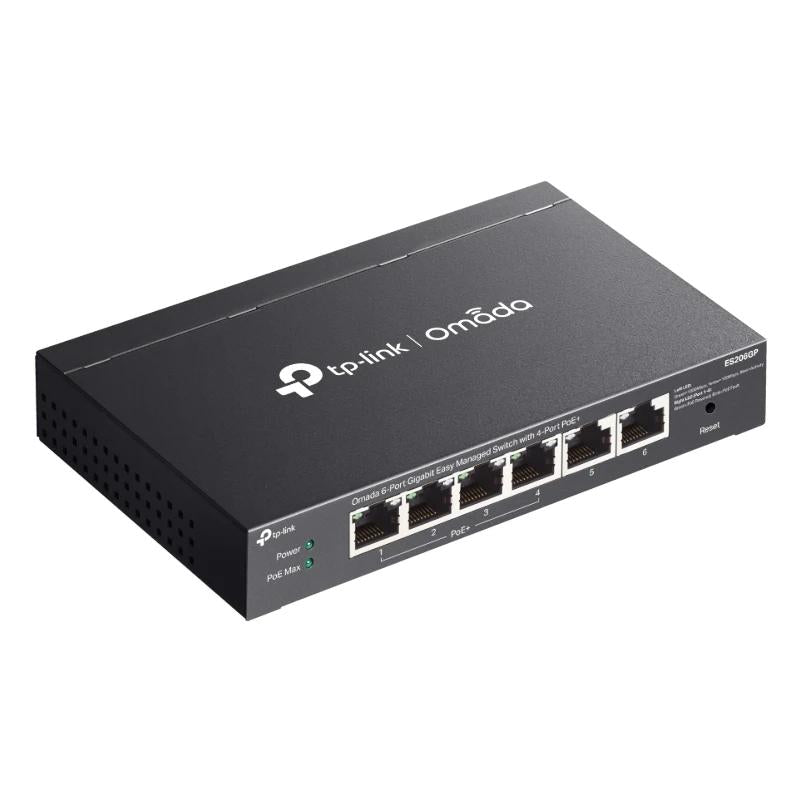 Computador TP-Link ES206GP Switch 4xGb PoE+ 2xGb 65W Desktop - imagem 3