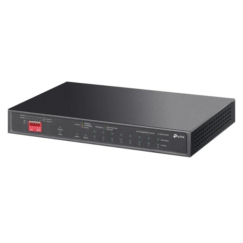 Switch de Rede TP-Link TL-SG1210PP 6xG PoE+ 2xG PoE++ 2xG - imagem 2