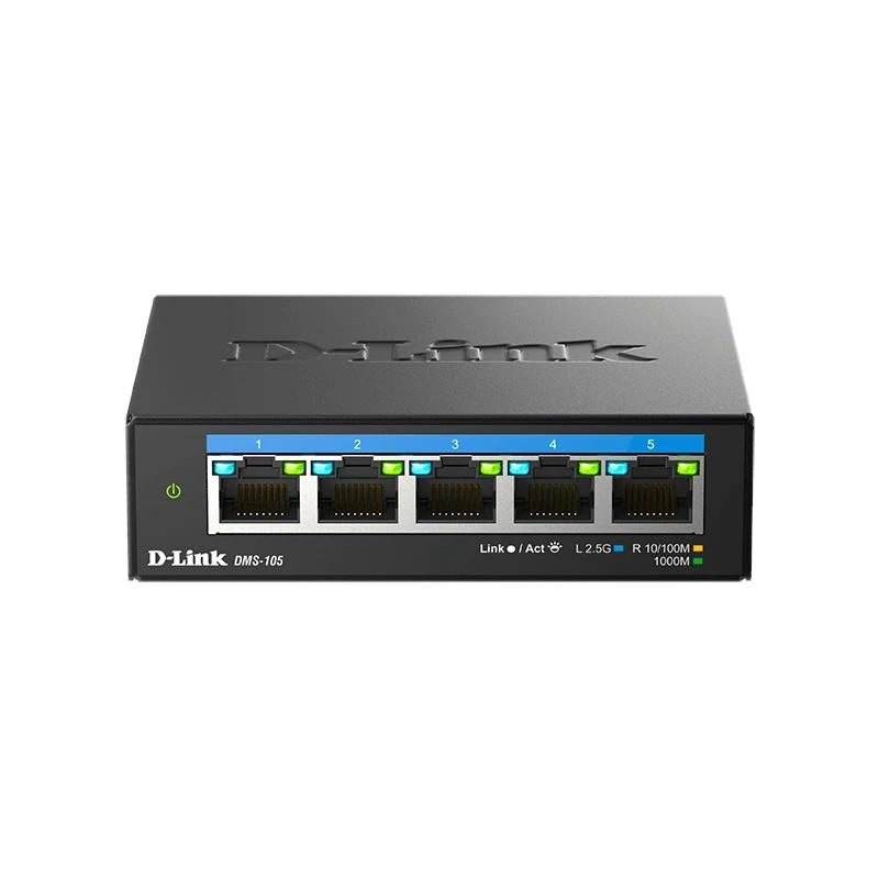 Switch de Rede D-Link DMS-105 5x2.5MGb Unmanaged - imagem 2