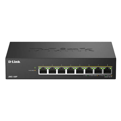 Switch de Rede D-Link DMS-108P/E 8x2.5mG PoE 230W - imagem 2