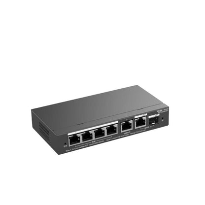 Switch de Rede Reyee ES206GS-P 4xPoE 2xGbE 1xSFP(C) 54W