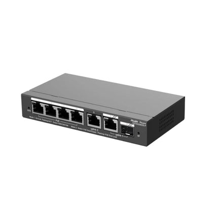 Switch de Rede Reyee ES206GS-P 4xPoE 2xGbE 1xSFP(C) 54W - imagem 2