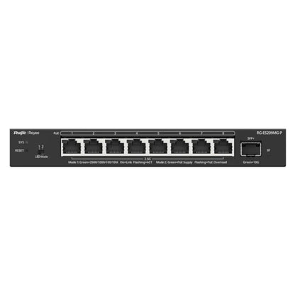 Switch de Rede Reyee ES209MG-P 5xmGB PoE 1xSFP+ 130W - imagem 2