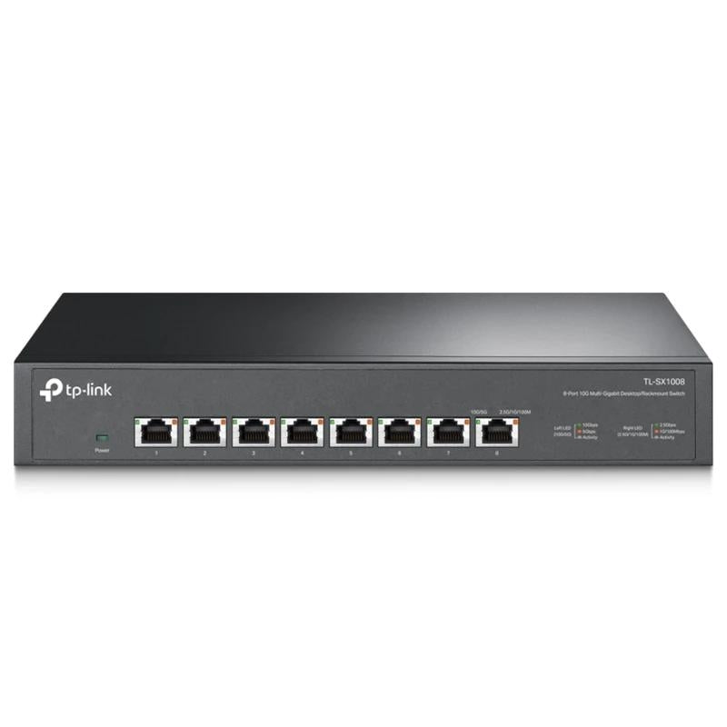 Switch de Rede TP-Link TL-SX1008 8x10G mGb 1U Metal - imagem 2
