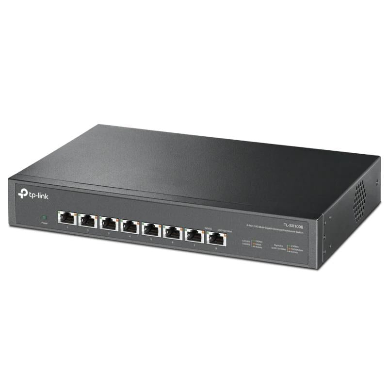 Switch de Rede TP-Link TL-SX1008 8x10G mGb 1U Metal - imagem 4