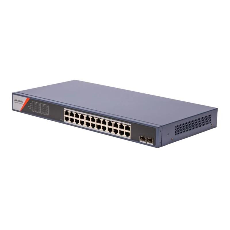 Switch de Rede Hikvision DS-3E1526P-Sim-24P2F 24xG PoE 2xSF - imagem 3