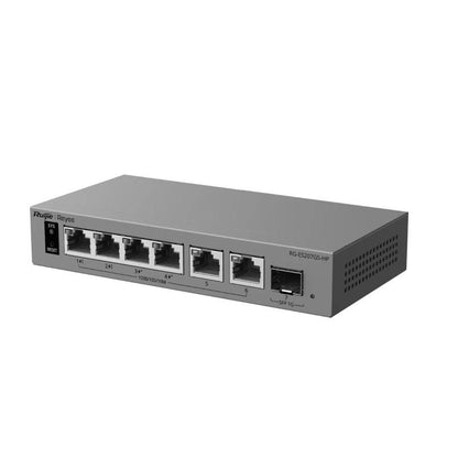 Switch de Rede Reyee RG-ES207GS-HP Cloud 2P PoE++ 2P PoE+ - imagem 3