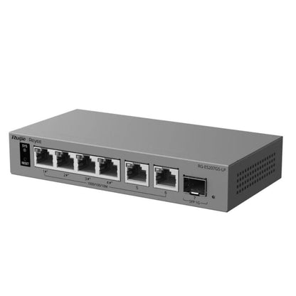 Switch de Rede Reyee RG-ES207GS-LP Cloud 4P PoE + 2P 1G + - imagem 3