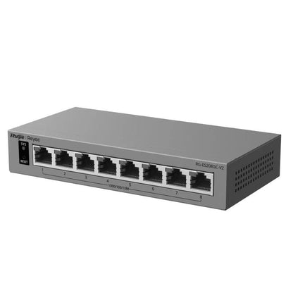 Switch de Rede Reyee RG-ES208GC-V2 Cloud 8P 1G - imagem 3