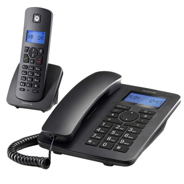 Telefone sem Fios MOTOROLA C4201 Telefono Combo Fijo + DECT Preto - imagem 2
