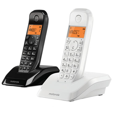 Telefone sem Fios MOTOROLA S1202 Telefono DECT DUO Branco / Preto - imagem 2
